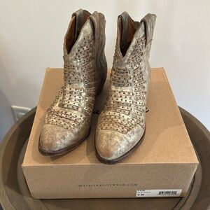 Matisse Gold booties